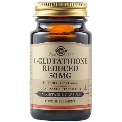 SOLGAR L-GLUTATHIONE 50MG 30 CAPSULE