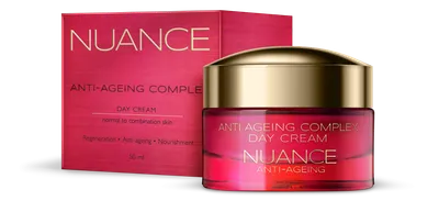 Crema de zi pentru ten normal Anti-Ageing, 50ml, Nuance
