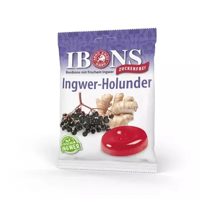 Ghimbir și Soc, dropsuri, 75g, IBONS
