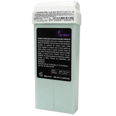 Farmec Rezervă Ceară Liposolubilă cu Aloe Vera pentru Epilare, 100 ml