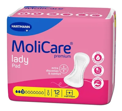 HARTMANN MOLICARE PREMIUM LADY PAD 3 PICATURI 12 BUCATI