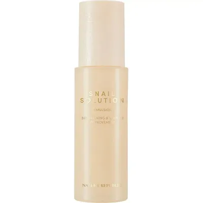 Emulsie pentru fata cu secretie de melc Snail Solution, 120ml, Nature Republic