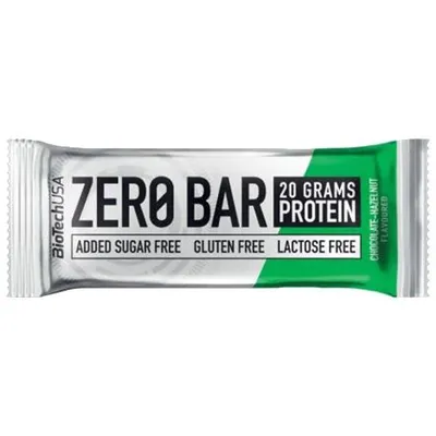 Baton proteic cu alune fara gluten si zahat, 50g, BioTechUSA