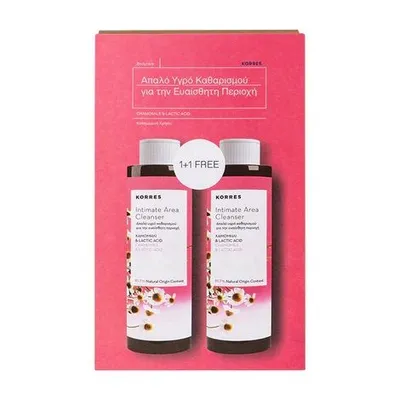 Pachet Lotiune intima Chamomile, 2x250ml, Korres