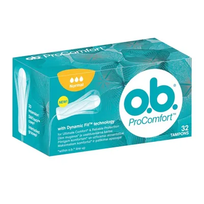 Tampoane ProComfort Normal, 32 bucati, OB