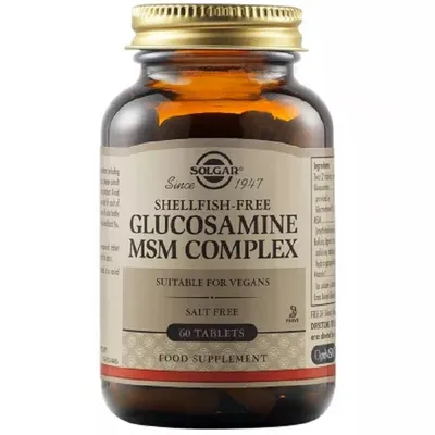 SOLGAR GLUCOZAMINA MSM 60 TABLETE