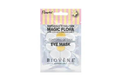 Masca pentru zona ochilor Magic Flora pentru cearcane si umflaturi, 2 bucati, Biovene