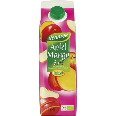 Suc de mere cu mango eco, 1l, Dennree
