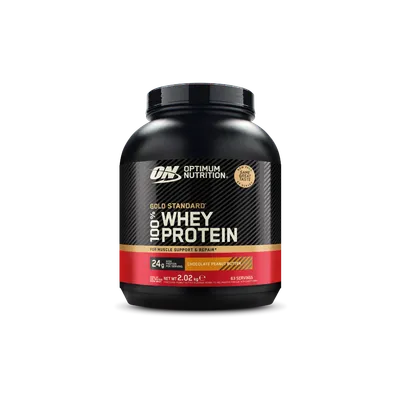 Pudra proteica proteine din zer 100% whey gold standard Unt arahide cu ciocolata , 2.02kg, Optimum Nutrition