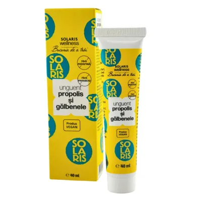 Unguent cu propolis si galbenele, 40 ml, Solaris