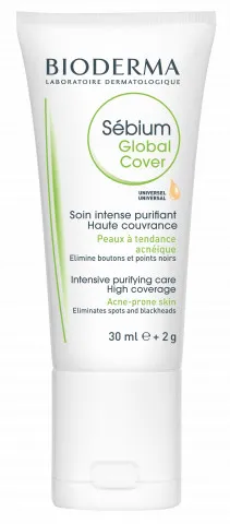 Fluid tratament Sebium Global Cover, 30 ml, Bioderma