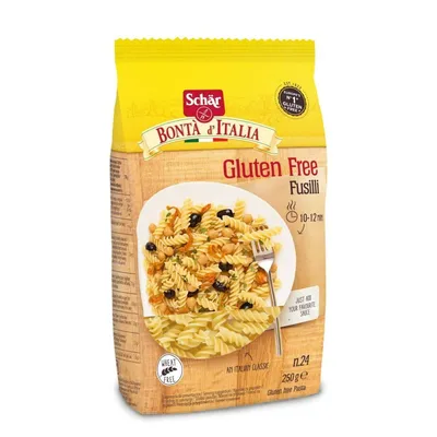 Paste fusilli cu cereale fara gluten, 250g, Schar