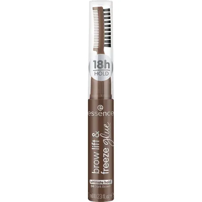 Gel pentru sprancene Nuanta 04 Dark Brown Brow Lift & Freeze Glue, 7 ml, Essence