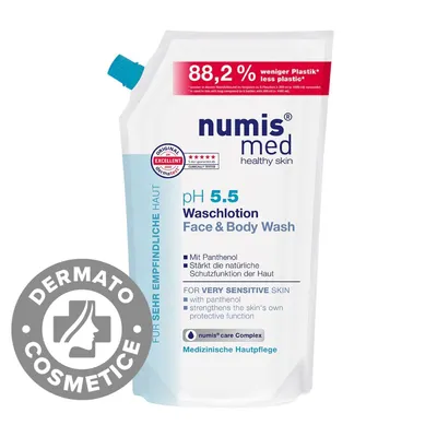 Rezerva lotiune pentru spalare Sensitive cu pH 5.5, 1000ml, Numismed