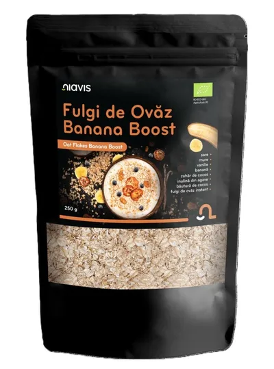 NIAVIS FULGI DE OVAZ BANANA BOOST ECOLOGICI 250G