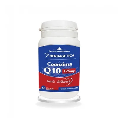 COENZIMA Q10 125MG 60 CAPSULE HERBAGETICA