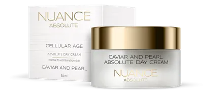 Crema de zi pentru ten mixt Caviar and Pearl, 50ml, Nuance