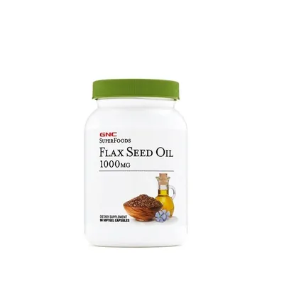 GNC SUPERFOODS ULEI DIN SEMINTE DE IN 90 CAPSULE