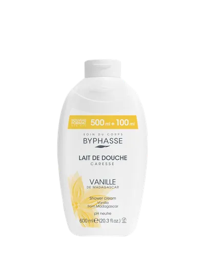 Crema de dus cu vanilie Caresse, 600ml, Byphasse