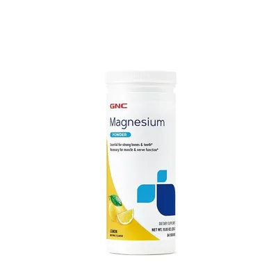 GNC MAGNEZIU PUDRA CU AROMA DE LAMAIE 336 G