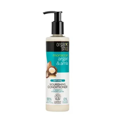 Balsam pentru parul degradat Argan & Amla, 280ml, Organic Shop