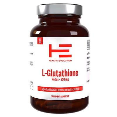 L-Glutathione Redus, 60 capsule, Health Evolution