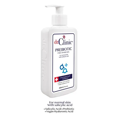 GEL DE CURATARE FACIALA CU PREBIOTIC PENTRU TEN NORMAL 250ML DR CLINIC