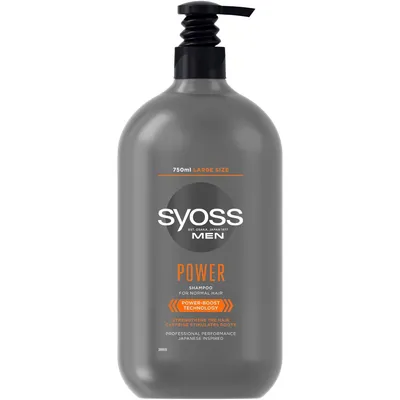 Sampon pentru barbati Power, 750ml, Syoss