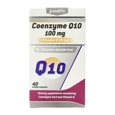 Coenzima Q10 + VitaminaE 35mg, 40 capsule moi, JutaVit
