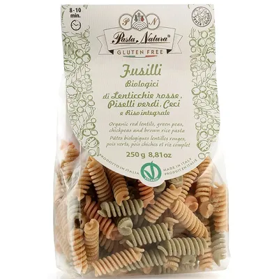 Fusilli tricolore Bio, 250g, Pasta Natura