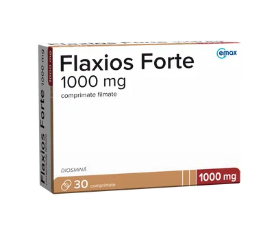 Flaxios Forte 1000mg, 30 comprimate filmate, Gemax