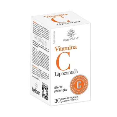 VITAMINA C LIPOZAMALA 30 CAPSULE HELCOR