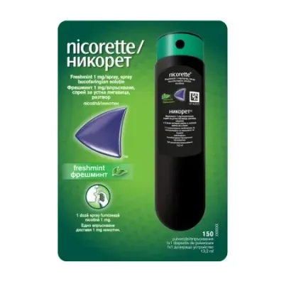 Nicorette Freshmint spray, 1 mg, McNeil
