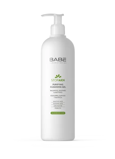 Gel purificator de curatare Stop AKN, 400 ml, Lab. Babe
