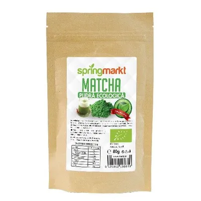 Pudra de Matcha Eco, 80g, Springmarkt
