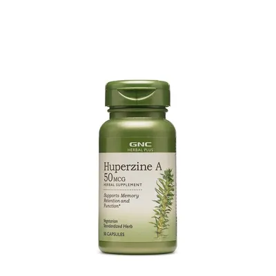 GNC HERBAL PLUS HUPERZINE A 50 MCG 50 CAPSULE
