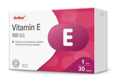 Dr. Max Vitamina E 100UI, 30 capsule