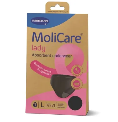 HARTMANN MOLICARE LENJERIE ABSORBANTA LADY L 1 PICATURA X 1 BUCATA