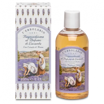 L'Erbolario Lavender Spuma de dus, 250ml