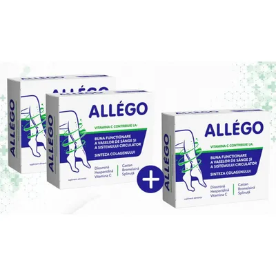 Allego, 30 comprimate, oferta 2+1, Fiterman