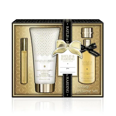 Baylis and Harding Set cadou Trio Sweet mandarin & grapefruit- Luxury perfume set