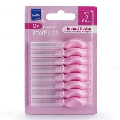 Ergonomic Mini Periuta Interdentara 0.40 Mm X8