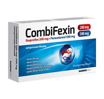 Combifexin, 200 mg/ 500 mg, 10 comprimate filmate, Sandoz