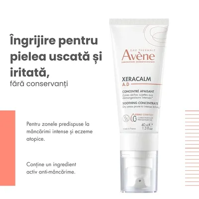 AVENE XERACALM CONCENTRAT 40ML