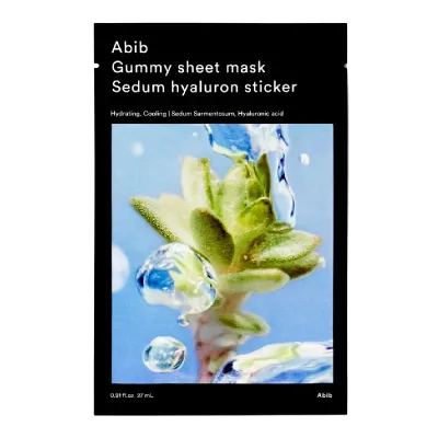 Masca de fata tip servetel intens hidratanta Gummy Sheet Mask Hyaluron Sticker, 27 ml, Abib
