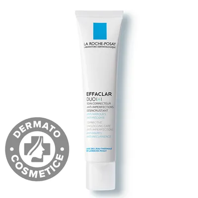 Crema de fata anti-imperfectiuni ten gras cu tendinta acneica Effaclar Duo+, 40ml, La Roche-Posay