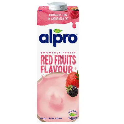 Bautura din soia cu fructe rosii, 1000 ml, Alpro
