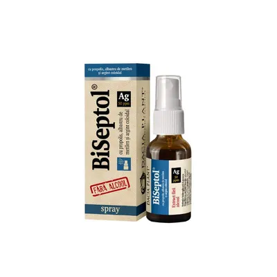 BISEPTOL SPRAY CU ARGINT COLOIDAL FARA ALCOOL 20 ML