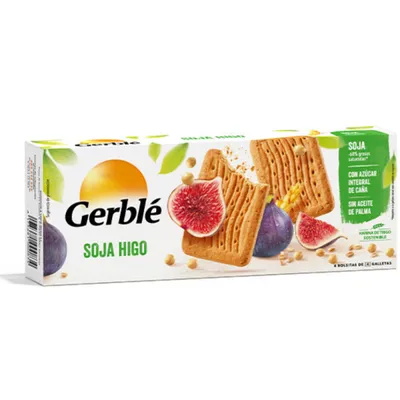 Biscuiti cu soia si smochine Soja Higo, 270g, Gerble Expert Dietetic