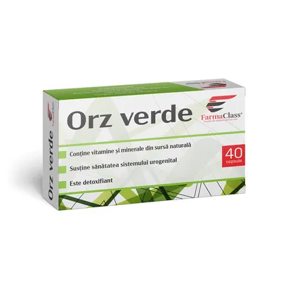 Orz verde, 40 capsule, FarmaClass